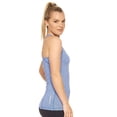 thumbnail image 3 of Expert Brand Women's Airstretch™ Athletic Racerback Tank Top, Heather Royal Blue, XS, 3 of 5