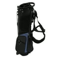 thumbnail image 4 of 6.49x36.02in Black+Blue Golf Stand Bag,Nylon/Cotton,3 Dividers,5 Pockets,Triangular Stable Bracket,for Juniors & Adults, 4 of 14