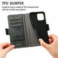 thumbnail image 5 of Allytechgroup Moto G Pure Wallet Case, RFID Blocking Cards Holder Vintage PU Leather Folio Flip Stand Shockproof Magnetic Closure Wallet Case for Motorola Moto G Pure, Black, 5 of 8