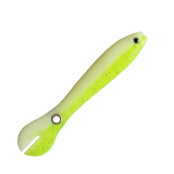 Soft Bionic Fishing Lure,Fishing Soft Plastic Lures Bass Bait for Freshwater Saltwater,C