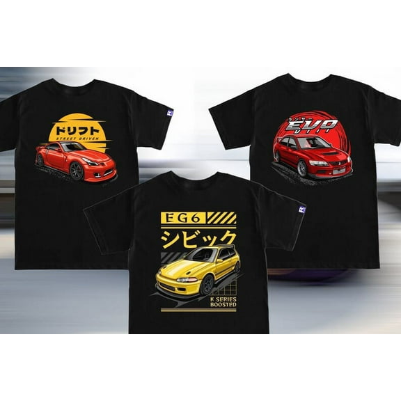 Tokyo JDM Tee Shirt for car guys and car girls