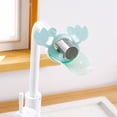 thumbnail image 4 of 1 extensor de grifo de PP/TPE para niños y bebés, color rosa/azul, con forma de cangrejo, para lavabo de baño, portátil, con filtro antisalpicaduras para cocina, fácil de instalar., 4 of 6