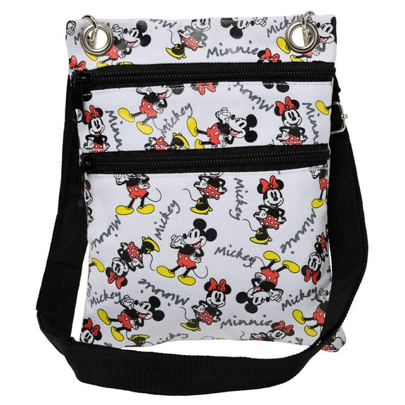 Bolsa de pasaporte con estampado integral de Mickey Minnie Mouse de Disney