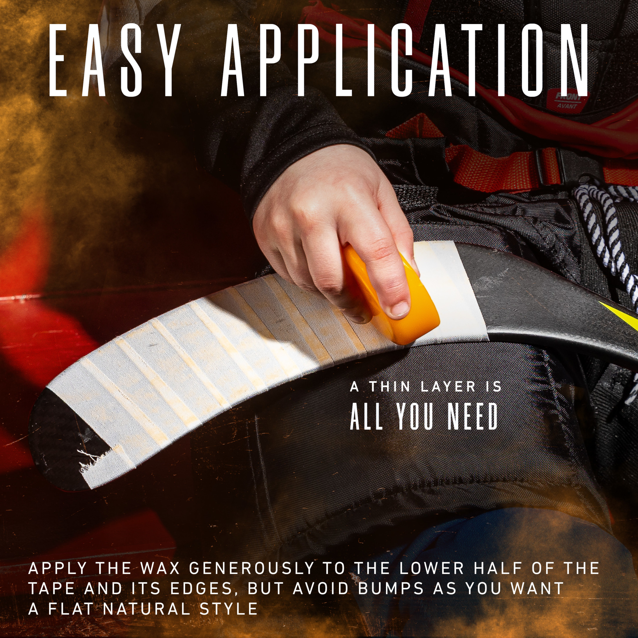 Franklin Sports Hockey Stick Wax - Maximum Grip Stick Wax - Orange Vanilla Scent - Stick Cheddah - Reusable Tin Included!