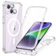 thumbnail image 1 of Funda de teléfono ESR para iPhone 14 con vidrio templado transparente, 1 of 5