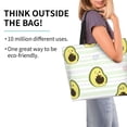 thumbnail image 2 of Naloa Avocado of a Hear Tote Bag for Women Large Capacity Shoulder Bag for College Work Travel Shopping, 2 of 8