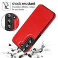 thumbnail image 3 of FIEWESEY for Samsung Galaxy S22 Plus Wallet Case with Card Holder, PU Leather Kickstand Card Slots Case, Double Magnetic Clasp Durable Shockproof Cover for Samsung Galaxy S22 Plus(Red), 3 of 9