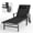 Classic Black, variant on CIOKEA Aluminum Outdoor Chaise Lounge Chair Set of 2 with Pillow & Armrest, Patio Lounge Chair with 5-Position Adjustable Recliner & Wheels for Poolside Backyard, White