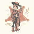 thumbnail image 2 of Juniors Toy Story 5 I Am Woody Badge T Shirt, 2 of 4