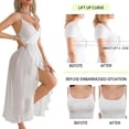 thumbnail image 3 of Sticky Bra,Invisible Silicone Backless Strapless Bra,Adhesive Bra for Women,Invisible Bra with 2 Pair Nipple Covers, 3 of 7