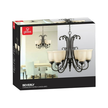 Globe Electric Beverly 6 Light Dark Oil Rubbed Bronze Chandelier Globe Electric Beverly 6 Light Dark Oil Rubbed Bronze Chandelier 65571 Com