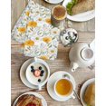 thumbnail image 4 of Spring Daisy Kitchen Dish Towels for Drying Dishes Set of 2, Country Watercolor Yellow White Floral Leaf Waffle Weave Microfiber Hand Tea Bathroom Towels Quick Dry & Absorbent Towel 15.7x23.6, 4 of 7
