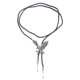 thumbnail image 2 of Bola Colgante Zulema Diseño Clásico Occidental para Hombres Regalo Plata antigua Vintage Eagle Bolo Tie, 2 of 8