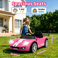 thumbnail image 3 of Xuanlur 12V Power Ride on Toys for Toddlers, Licensed Ford GT Ride on Cars for Kids, Kid Electric Car, Aged 1-5Y, 3 Speed, Pink, 3 of 8