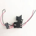 thumbnail image 2 of 2X 7.2V- 24V Drill Speed Controller Drill Switch Lithium Battery Cordless Drill Speed Control Trigger Switch with Light, 2 of 5