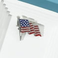 thumbnail image 7 of American Flag Brooches Vintage * Enamel Crystal Brooch Shawl Pin New Q9, 7 of 7
