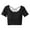 Black, variant on Posijego Women's Athletic Yoga Crop Tops Built in Bra Short Sleeve Tight T Shirts Gym Workout Tees Tshirts