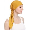 thumbnail image 3 of Qhome Womens Rhinestone Head Scarf Head Wrap Chemo Cap Spandex Bandana Du Rag, 3 of 7