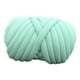 thumbnail image 4 of Hilo grueso, hilo grueso voluminoso, nudo trenzado suave tejido a mano, hilo tubular gigante, Verde claro, 4 of 9