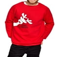thumbnail image 2 of Family Matching Christmas Sweatshirt  Unisex Reindeer Print Pullover Jumper Sweater, 2 of 6