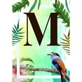 thumbnail image 2 of America Forever Tropical Bird Summer Monogram House Flag Letter M 28 x 40 inches Parrot Toucan Palm Leaves Double Sided Vertical Outdoor Yard Lawn Decorative Exotic House Flag, 2 of 5