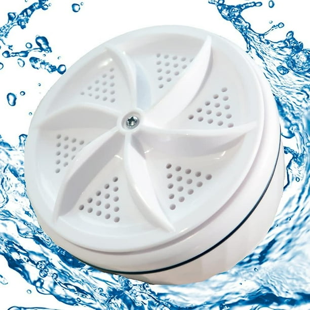 Lavadora portátil, minilavavajillas portátil para fregadero, lavadora de ropa portátil de turbina ultrasónica con USB para viajes de negocios en el hogar Co