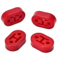 thumbnail image 1 of PTNHZ RACING Universal 4PCS Escape de poliuretano/Silenciador Goma Suspensión corta Soporte aislante Soporte de buje 10 mm Rojo, 1 of 5
