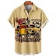 thumbnail image 3 of Camisas para hombre, ropa hawaiana, camisa informal con estampado de árbol de coco en 3D, ropa para mujer, camisa de un solo pecho, blusas con solapa 6XL, 3 of 5