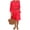 Red, variant on Joernso 1 Set Blazer Half Shorts Solid Color Single Breasted Summer Loose-fitting Buttons Outfit for Office