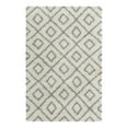 thumbnail image 3 of Unique Loom Trellis Shag Collection Area Rug - Ruth (5' 3" x 8' Rectangle Ivory/Gray), 3 of 11