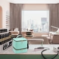 thumbnail image 1 of Organizador de esmalte de uñas Yinane con capacidad para 30 botellas y lámpara de uñas Estuche de transporte verde, 1 of 8