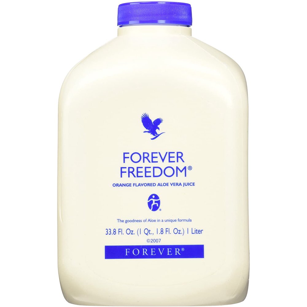 Forever Freedom Orange Flavored Aloe Vera Juice 33.8 FL OZ Walmart