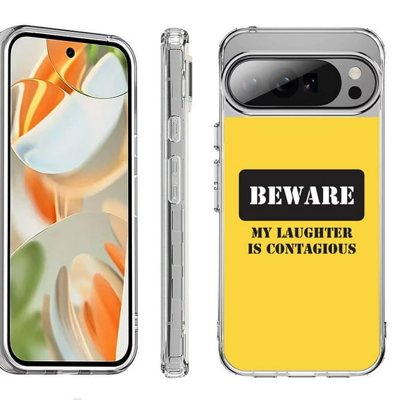 For Google Pixel 10 Pro XL Shockproof Protective Phone Case, by OneToughShield - Laughter