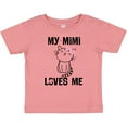 thumbnail image 3 of Inktastic Mimi Loves Me Grandchild Girls Girls Baby T-Shirt, 3 of 5