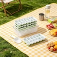thumbnail image 5 of Premium Silicone Ice Cube Tray Set with Lid & Storage Container, 50 Ice Cubes, Reusable Ice Maker, Easy to Clean & Store for Summer Cool Drinks, 5 of 5