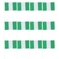 thumbnail image 2 of Bandera de Nigeria Sunnimix 12pcs bandera de bandera nacional ondeando, 2 of 8