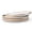 Seashell White, variant on Vesteel 4 Pieces Dinner Plates Set, Premium Stoneware Ribbed Dishes, Chip & Scratch Resistant Ceramic Set for Home Restaurant, Microwave and Dishwasher Safe - Speckled White