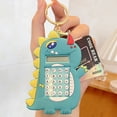 thumbnail image 3 of Calculator Keychain Multifunctional Bead Maze 8 Digits Operation Portable Gift Dinosaur Car Key Ring Pendant Backpack Ornament, 3 of 7