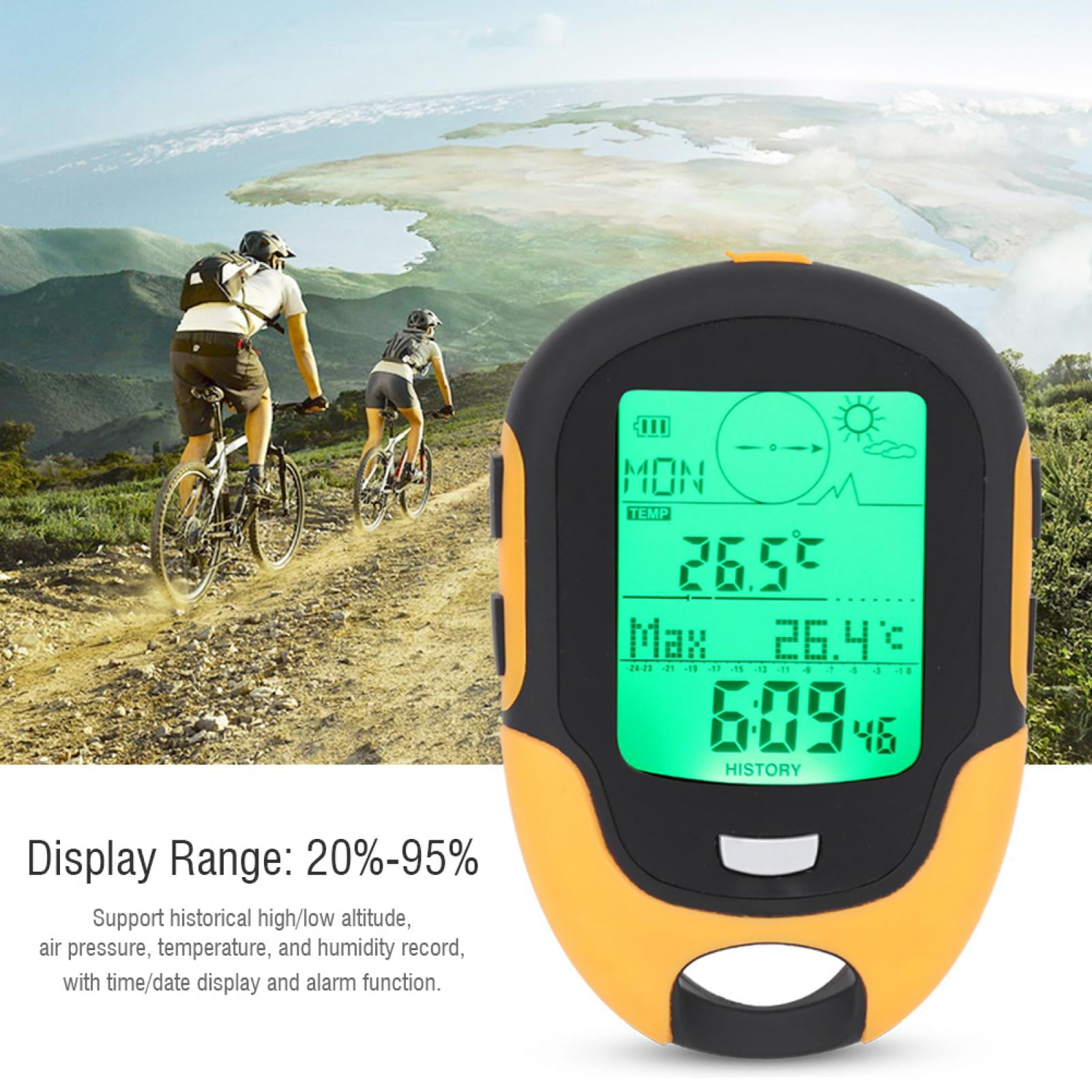 Henmomu Hygrometer,Altimeter,FR500 Outdoor Multifunctional Car