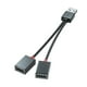 thumbnail image 1 of Cargador USB 2 en 1 con interfaz múltiple extendida para móviles y tabletas - Plástico, 12 cm, 2 puertos USB hembra (solo carga), 1 of 5