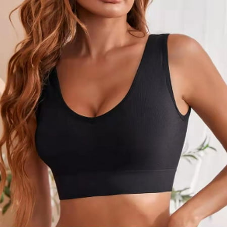 GENGING Bras Women Women Elegant Comfy Regular Bustier Sexy Lingerie Soild Ventilate Vest Underwear