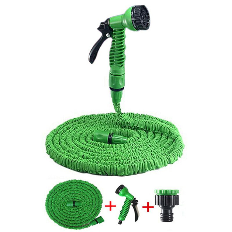 Expanding Flexible Water Hose Pipe Home Garden Hose+Spray Nozzle Watering Magic