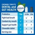 thumbnail image 6 of Probiotiv Chewable Oral Probiotics | Promotes Healthy Gums & Teeth | Dry Mouth Relief | Helps Defend Against Bad Breath & Dental Problems | Breath Freshener | 30 Mint Tablets, 6 of 6