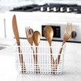 thumbnail image 3 of Better Houseware Utensil Drying Rack - 3 Compartment (White), 3 of 4