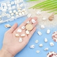 thumbnail image 3 of 64pcs ABS Plastic Pearl Beads 8 Style 12~20mm Irregular Pearl Beads Pearl Loose Pearl Beads for Wedding DIY Necklace Bracelet Earring Pendant Jewelry Making Creamy White/White, 3 of 9