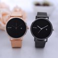 thumbnail image 4 of Minimalism Men Women No Numbers Round Dial Calendar Mesh Band Quartz Wrist Watch, 4 of 8