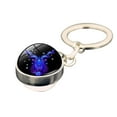 thumbnail image 1 of PVCS Fashion Crystal Ornament Glass Ball 12 Divination Time Gemstone Keychain Jewelry, 1 of 1