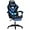 Blue+black, variant on HOFFREE Massage Gaming Chair for Kids Computer Gamer Chair with Footrest and Lumbar Support Reclining PC Game Chair with Headrest for Gaming Room Blue and Black