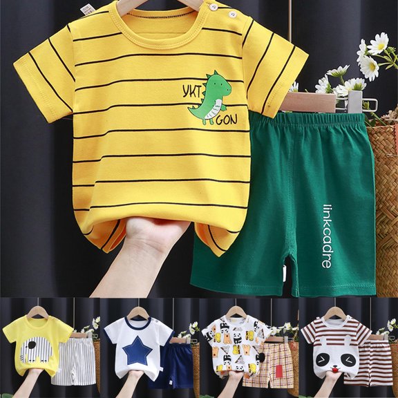 Nwiuh Toddler Baby Boy Clothes short Sleeve Color Block 0 6 12 18 24 Months Sweatshirt Top Drawstring Pants Set 2Pcs(White, 5-6 Years)