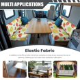 thumbnail image 3 of POLERO Camper Seat Cushion Slipcovers with Watercolor Fruit Pattern, RV Dinette Cushions Covers for Indoor Outdoor Travel Use 2 Pieces, 3 of 8